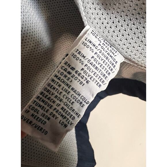 TOMMY HILFIGER NAVY BLUE FULL ZIP LTW NYLON WINDBREAKER SHELL JACKET S / SMALL - Picture 6 of 6